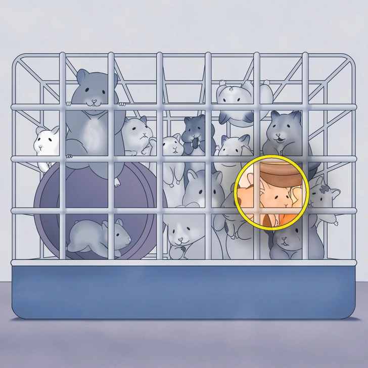 the rabbit is hidden here